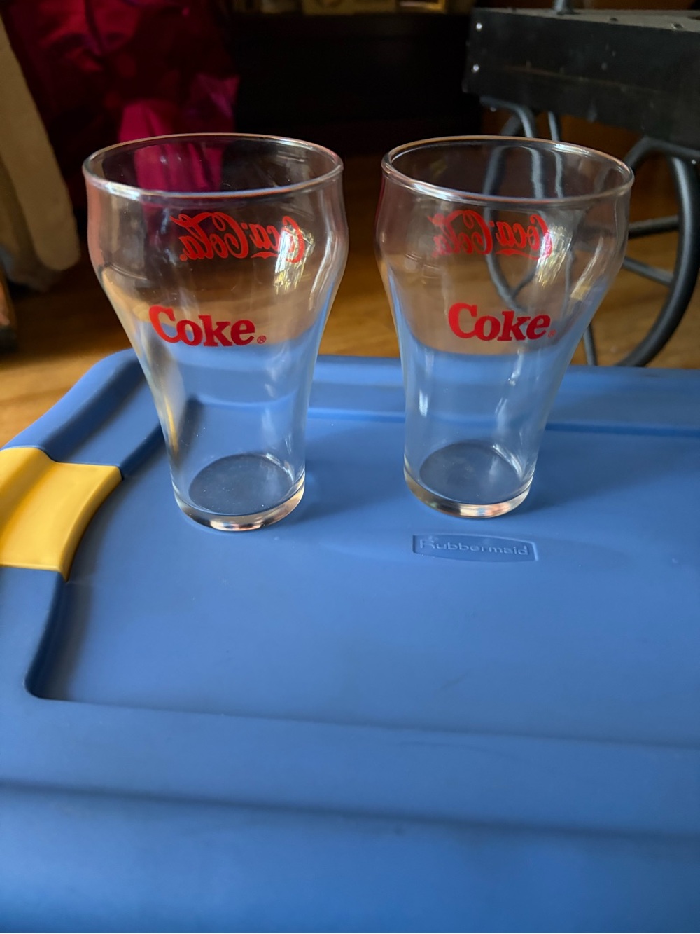 Coca cola Red Logo Glass Tumbler - Set of 2